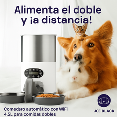 Comedero Automático WiFi 4.5L con App – Para Perros y Gatos